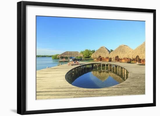 Honeymoon Couple, Saint Georges Caye Resort, Belize, Central Americ-Stuart Westmorland-Framed Photographic Print