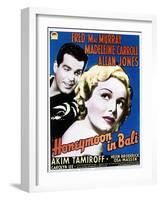 Honeymoon in Bali - Movie Poster Reproduction-null-Framed Photo