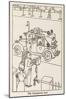 Honeymoon Taxi-William Heath Robinson-Mounted Art Print