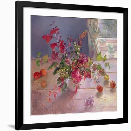 Honeysuckle and Berries, 1993-Timothy Easton-Framed Giclee Print