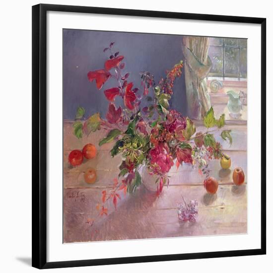 Honeysuckle and Berries, 1993-Timothy Easton-Framed Giclee Print