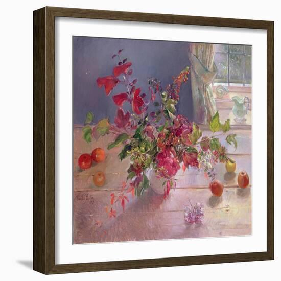 Honeysuckle and Berries, 1993-Timothy Easton-Framed Giclee Print