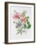 Honeysuckle and Passion Flower-Ursula Hodgson-Framed Giclee Print