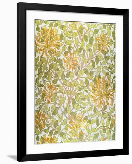 Honeysuckle Design, 1883-William Morris-Framed Giclee Print