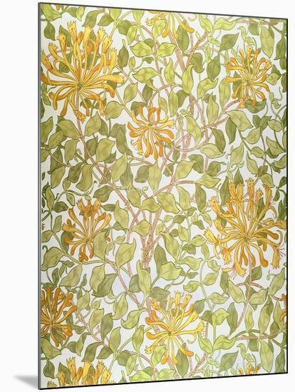 Honeysuckle Design, 1883-William Morris-Mounted Giclee Print