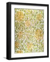 Honeysuckle Design, 1883-William Morris-Framed Giclee Print