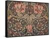 Honeysuckle Furnishing Fabric, Printed Linen, England, 1876-William Morris-Framed Stretched Canvas