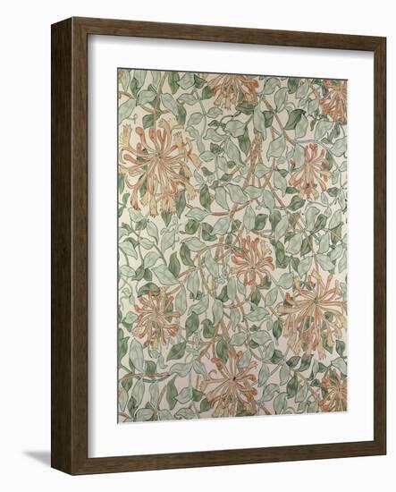 Honeysuckle II' Design-William Morris-Framed Giclee Print