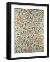 Honeysuckle II' Design-William Morris-Framed Giclee Print