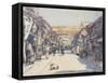 Honeysuckle Street-Mortimer Ludington Menpes-Framed Stretched Canvas
