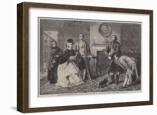 Honeywood Introducing the Bailiffs to Miss Richland as His Friends-William Powell Frith-Framed Giclee Print