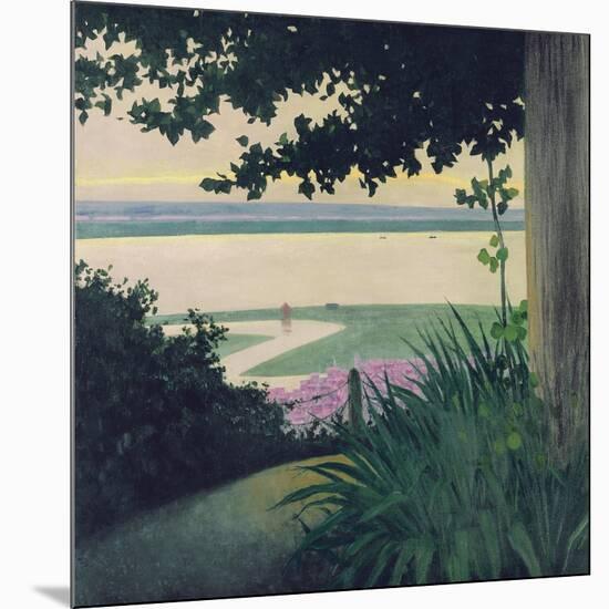 Honfleur and the Baie de La Seine, 1910-Félix Vallotton-Mounted Giclee Print