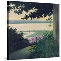 Honfleur and the Baie de La Seine, 1910-Félix Vallotton-Stretched Canvas