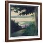 Honfleur and the Baie de La Seine, 1910-Félix Vallotton-Framed Premium Giclee Print