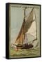 Honfleur Fishing Boat-null-Framed Stretched Canvas