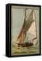 Honfleur Fishing Boat-null-Framed Stretched Canvas