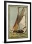 Honfleur Fishing Boat-null-Framed Giclee Print