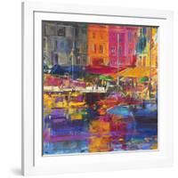 Honfleur Harbour, 2011-Peter Graham-Framed Giclee Print