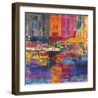 Honfleur Harbour, 2011-Peter Graham-Framed Giclee Print