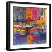 Honfleur Harbour, 2011-Peter Graham-Framed Giclee Print