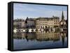 Honfleur Harbour, Calvados Region, Normandy, France, Europe-De Mann Jean-Pierre-Framed Stretched Canvas