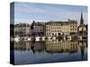 Honfleur Harbour, Calvados Region, Normandy, France, Europe-De Mann Jean-Pierre-Stretched Canvas