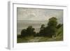 Honfleur ou l'Embouchure de la Seine-Gustave Courbet-Framed Giclee Print