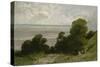 Honfleur ou l'Embouchure de la Seine-Gustave Courbet-Stretched Canvas