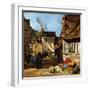 Honfleur, Saint-Catherine Market Place, 1867-1870-Eugène Boudin-Framed Giclee Print