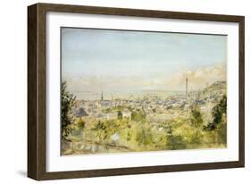 Honfleur, Vue de la Cote de Grace-Jean-Francois Raffaelli-Framed Giclee Print