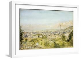 Honfleur, Vue de la Cote de Grace-Jean-Francois Raffaelli-Framed Giclee Print