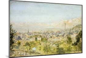 Honfleur, Vue de la Cote de Grace-Jean-Francois Raffaelli-Mounted Giclee Print