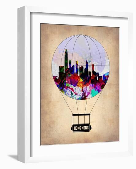 Hong Kong Air Balloon-NaxArt-Framed Art Print