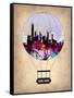 Hong Kong Air Balloon-NaxArt-Framed Stretched Canvas