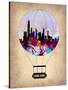 Hong Kong Air Balloon-NaxArt-Stretched Canvas