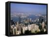 Hong Kong and Kowloon Taken from Victoria Peak, China-Bill Bachmann-Framed Stretched Canvas