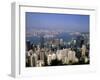 Hong Kong and Kowloon Taken from Victoria Peak, China-Bill Bachmann-Framed Premium Photographic Print