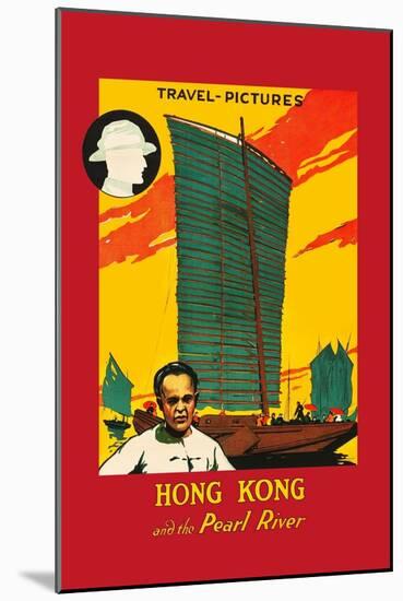 Hong Kong and the Pearl River-null-Mounted Art Print