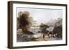 Hong Kong Aqueduct-Thomas Allom-Framed Art Print