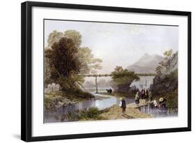 Hong Kong Aqueduct-Thomas Allom-Framed Art Print