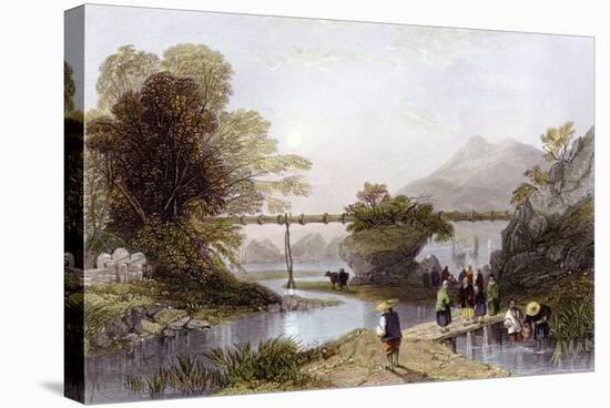 Hong Kong Aqueduct-Thomas Allom-Stretched Canvas