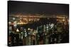 Hong Kong at Night-Macduff Everton-Stretched Canvas