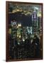 Hong Kong at Night-Jon Hicks-Framed Photographic Print