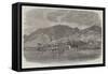 Hong-Kong, Central Portion of the Town of Victoria-Richard Principal Leitch-Framed Stretched Canvas