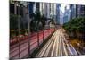 Hong Kong, China. Downtown Traffic , Road with Skyscrapers-Bill Bachmann-Mounted Photographic Print