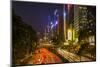 Hong Kong, China. Downtown Traffic , Road with Skyscrapers-Bill Bachmann-Mounted Photographic Print