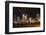 Hong Kong, China. Night Skyline with Twilight in City at Harbor-Bill Bachmann-Framed Photographic Print