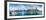 Hong Kong, China Skyline Panorama from across Victoria Harbor-Sean Pavone-Framed Photographic Print