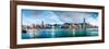 Hong Kong, China Skyline Panorama from across Victoria Harbor-Sean Pavone-Framed Photographic Print