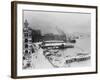 Hong Kong, China Waterfront Photograph - Hong Kong, China-Lantern Press-Framed Art Print